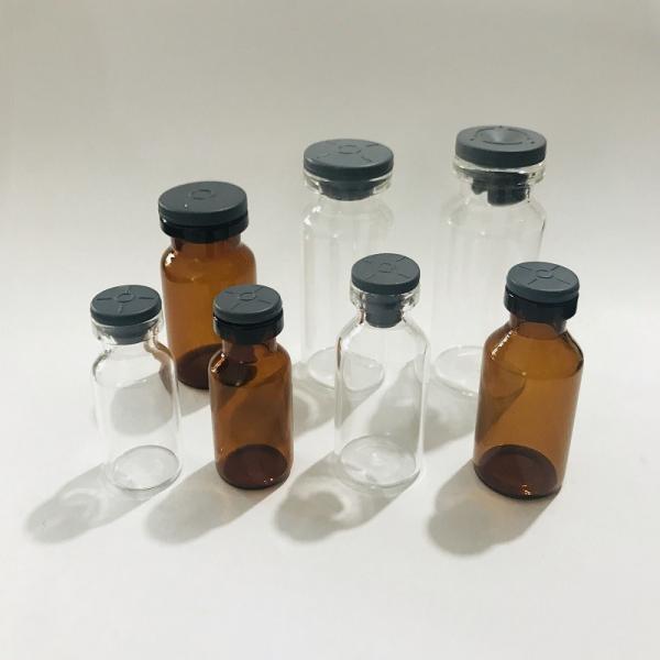 Buy cheap Pharmaceutical Glass Injection Bottle 1ml - 50ml Glass Vials With Rubber Stopper from wholesalers