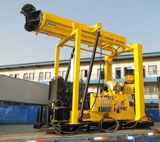 ZSYX-300T Full Hydraulic Small Water Well Drilling Rig (mud pump draining,