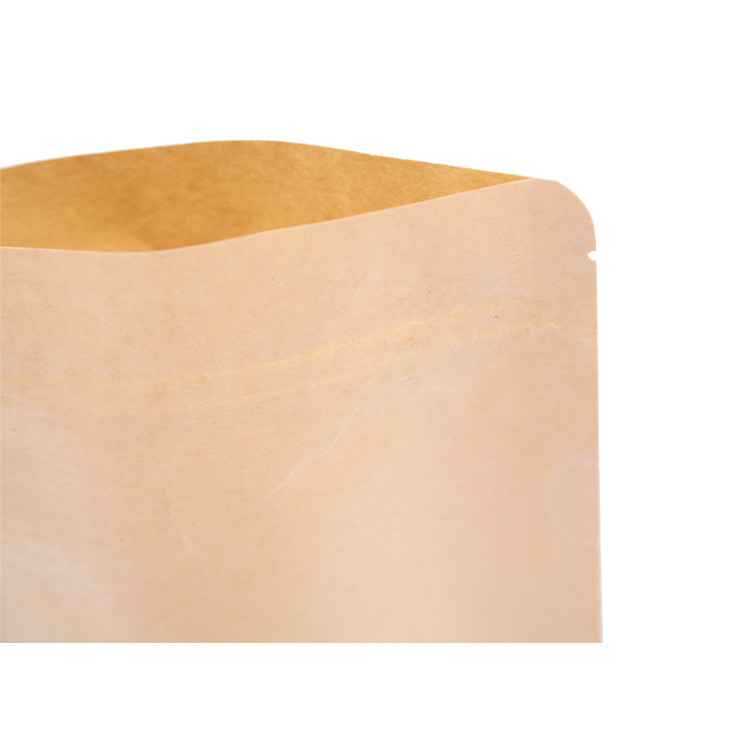 Food Grade certificate candy nuts bean zip lock kraft paper bag
