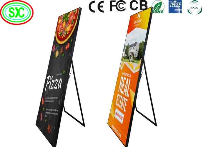 P2 P2.5 1200cd/sqm 122880pixels LED Poster Screen SMD2121