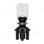 12 24 48 core dome fiber optic termination and distribution joint closure D015