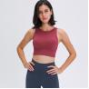 Buy cheap Lady Sexy Hollow Back High Quality Full Support Push Up Sports Bra High Sport Bra Yoga from wholesalers