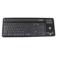 Buy cheap 108 Keys Compact Format Industrial Membrane Keyboard IP66 With Integrated product