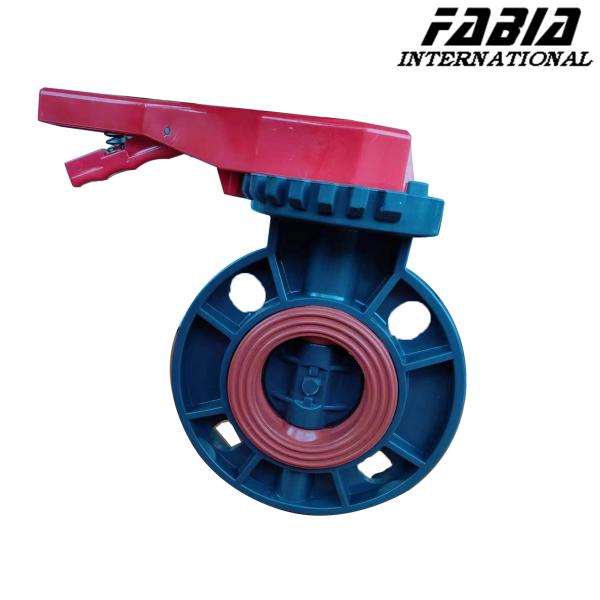 Buy cheap Low Temperature Soft Seal UPVC Butterfly Valve Industrial Manual Valve from wholesalers