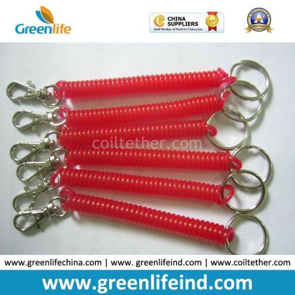 Buy cheap China Wholesale Standard Red Short spiral Coil Keychain Coil Lanyard from wholesalers