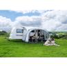 Buy cheap Waterproof PU3000MM Outdoor Roof Top Tent Grey Oxford RV Awning 350X250X240CM from wholesalers