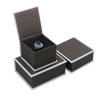Buy cheap Customizable Magnetic Closure Rigid Black Gift Box For Jewelry And Gifts from wholesalers