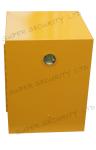 Yellow Powder Coated Flammable Chemical Storage Cabinets For Laboratory , Bench