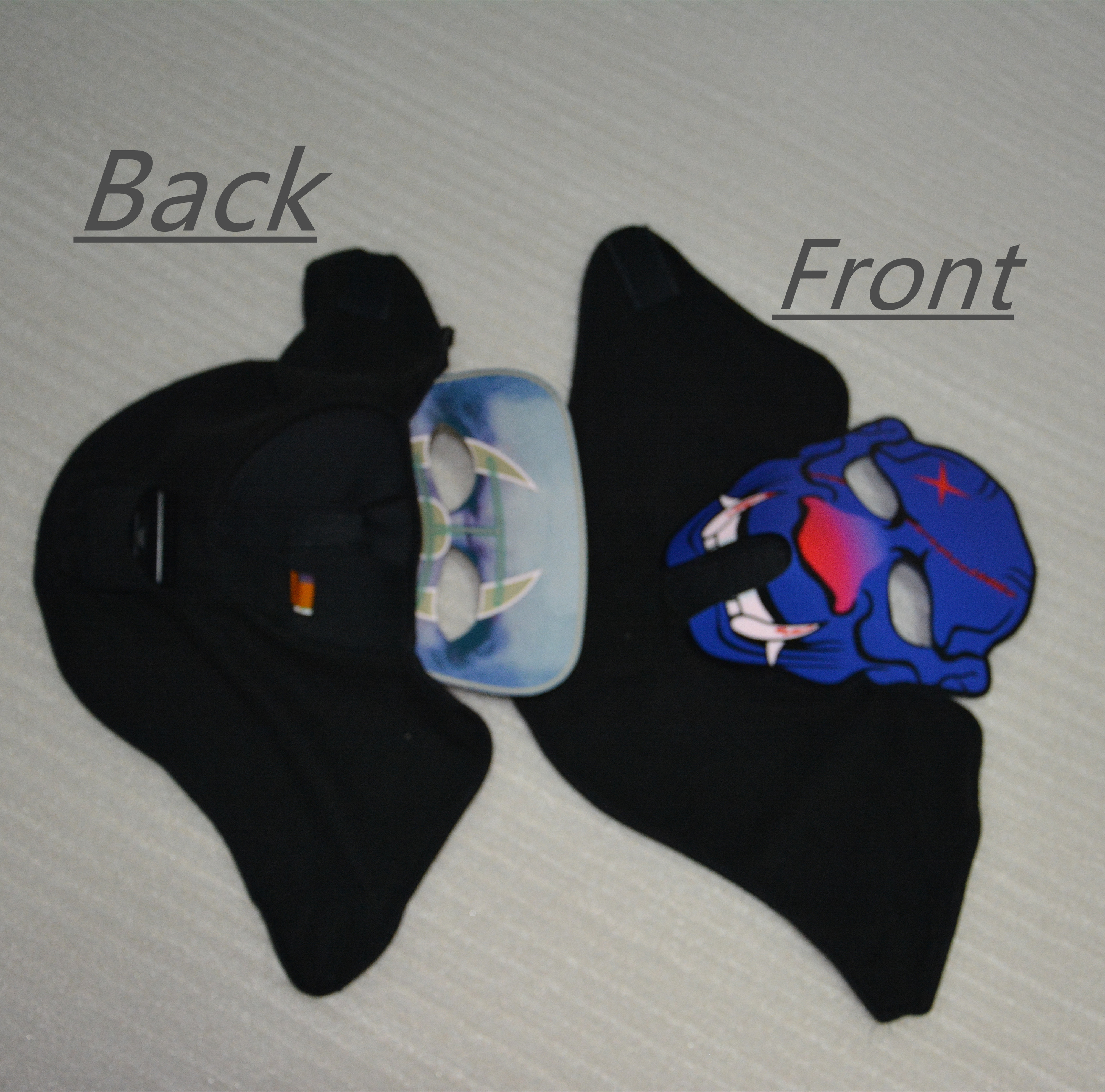 2018 New design sound activated LED mask for festival Parties horror masks,the mask of warcraft, EL mask for game