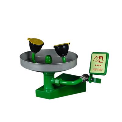 Green Wall Mounted Eye Wash Station Stainless Steel Countertop Eyewash BH33
