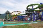 Outdoor Kids Water Play Aqua Park Equipment Amusement Ride / Water Slides For