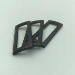 Black Color Metal Hook Buckle For Leather Belt Fashion Design