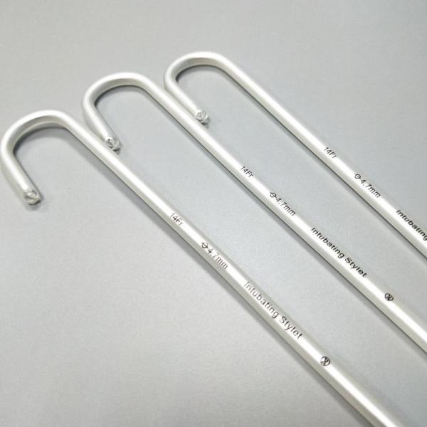 Buy cheap Disposable Endotracheal Intubation Stylet Medical Grade Aluminum And PVC Stylet from wholesalers