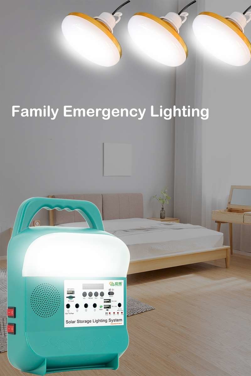 16V 16W Power Station Camping Light With AC DC USB Outputs LED Battery Generator Charging