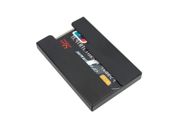 Buy cheap Open Credit Card Organizer Wallet Purse Carbon Fibre Stainless Steel Holder from wholesalers