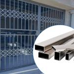 NO.4 8K Silver Stainless Steel Welded Pipe 310S SUS316L For Balcony Curtain