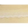 Buy cheap 3 Inch Guipure Lace Trimming Chantilly White Color 100% Shiny Polyester from wholesalers
