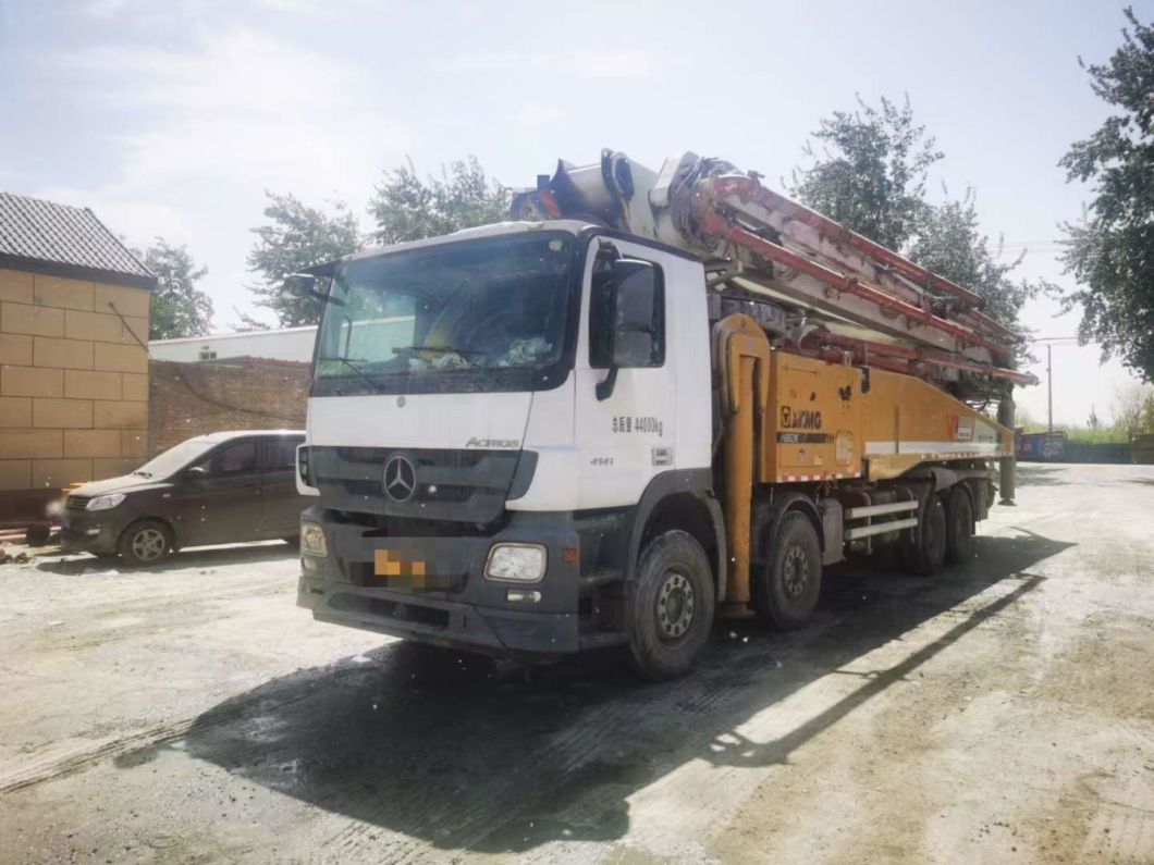 Sold Used Xg 62 M Concrete Pump Truck Using Mercedes Chassis