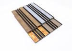 WaterProof Soundproof Fluted PS Wall Panels Easy Installation Wood Plastic