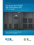 Eaton Power Brand Xpert 9395 600KVA 675KVA 750KVA 825KVA 900KVA 1000KVA 1100KVA