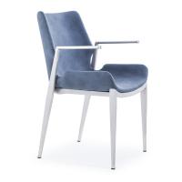 Buy cheap Wear Resistant 62x59x90cm Stainless Steel Dining Chair product