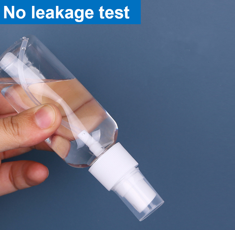 Transparent Empty 100ml Spray Bottles 50ml Pet Perfume Bottle
