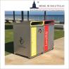 Buy cheap 120L 3 Compartment Recycling Litter Bins For Schools from wholesalers