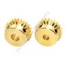 Buy cheap Copper Gear 20-39 Teeth CNC Machine Cylindrical Hobbing Spur Gear from wholesalers