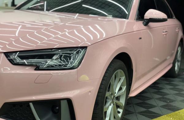 Buy cheap Acrylic Based Adhesive Vinyl Film Wrap High Gloss Cherry Blossom Pink Car Wrap from wholesalers