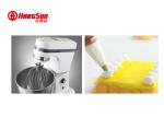 Buy cheap 0.5kg 7L Electric Cake Mixer , 130r/min Industrial Cooking Mixer Machine from wholesalers