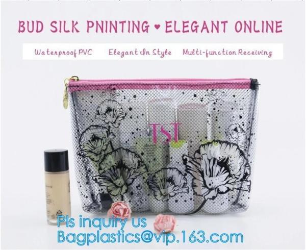 Buy cheap pvc pouch clear vinyl pvc k bag, PVC zipper slider travel cosmetic bag, commodity package bag, matte frosted PVC s from wholesalers