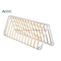 Buy cheap 60'' Folding Bedroom Queen Bed Frame Wood Slats product