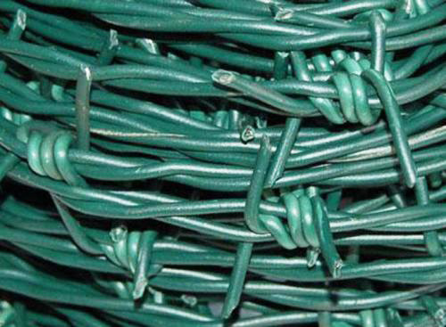 High Quality PVC Coated Double Twisted Barbed Wire BWG12 for Pasturage Boundary