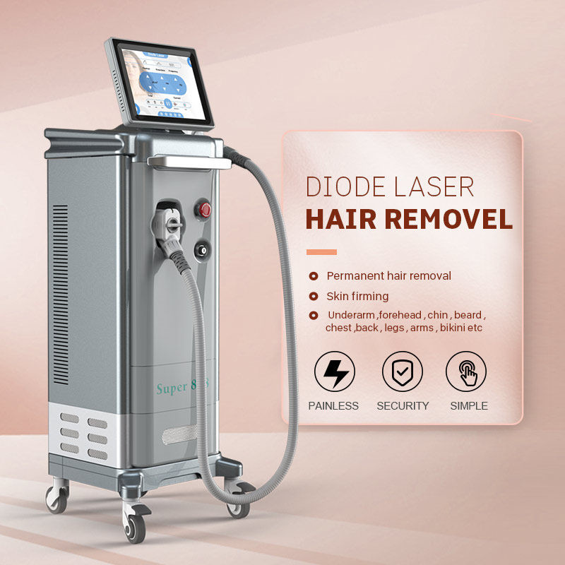 808nm Portable Diode Laser Wavelength Hair Removal 220V