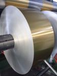 Golden Epoxy & Hydrophilic Coated Aluminium Fins Alooy 8079 Temper O 0.2MM With