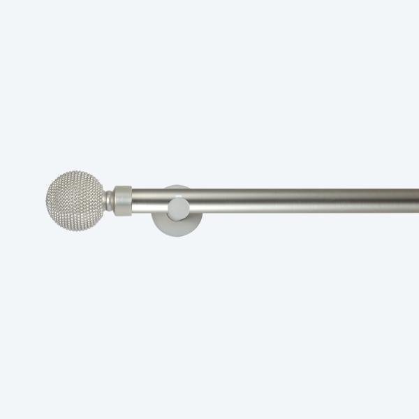 Buy cheap 25mm Beaded Ball Finial 2m Length Metal Pipe Curtain Rods For Home Decor from wholesalers
