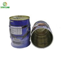 Buy cheap Commercial Empty Coconut Oil Tin Can Round Tin Containers CMYK 4C Printing product