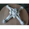 Buy cheap Dia 17" Restaurant Table Bases White Color Finish 28" Height Cast Iron Material from wholesalers