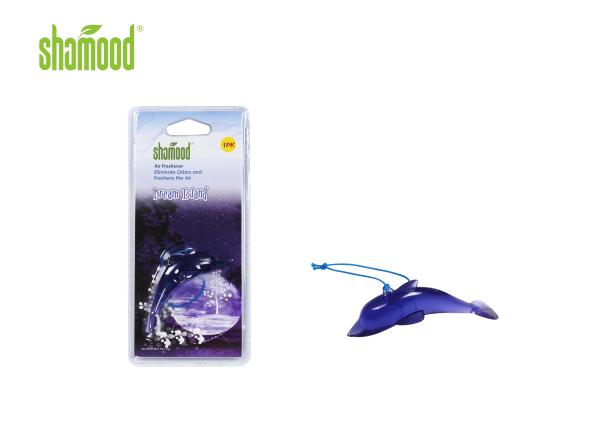 Buy cheap Single Dolphin Hanging In Car Plastic Air Freshener Dream Island Fragrances from wholesalers