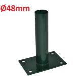 ISO9001 2008 Steel Fence Post Clamps Metal Fence Accessories Iron Steel