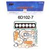 Buy cheap 6D95 6D114 6D105 Excavator Engine Parts Komatsu Overhaul Full Gasket Set from wholesalers