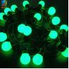 Buy cheap Spherical LED String Lamp , Lucency Milky christmas rope lights outdoor from wholesalers