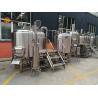 Buy cheap Three Vessels 1000L beer production Line 10HL Steam / Direct Fire Heating from wholesalers