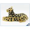 Buy cheap Wholesale Spot Leopard Shape Trinket Box Crystal Metal Trinket Box SCJ294 from wholesalers