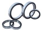 Real Slim Sealed Chrome Steel Ball Bearing Thin Section With Plastic Cage