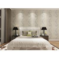 Buy cheap Embossed Asian Inspired Wallpaper , Leaf Pattern Washable Vinyl Wall Coverings product