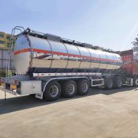 Buy cheap Fuel Transport 3 Axle 46000 Liters CIMC Stainless Steel Tanker product