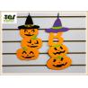 Buy cheap New Halloween pendant non - woven pendant creative festive fence blanket decorated with pumpkin ornaments from wholesalers