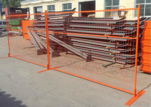 3.5mm Wire Dia Canada Temporary Fence 6"X9.5" Powder Coating Temp Construction