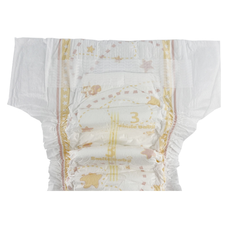 Color Printed Nonwoven Disposable Baby Diaper Pants With Clothlike Backsheet